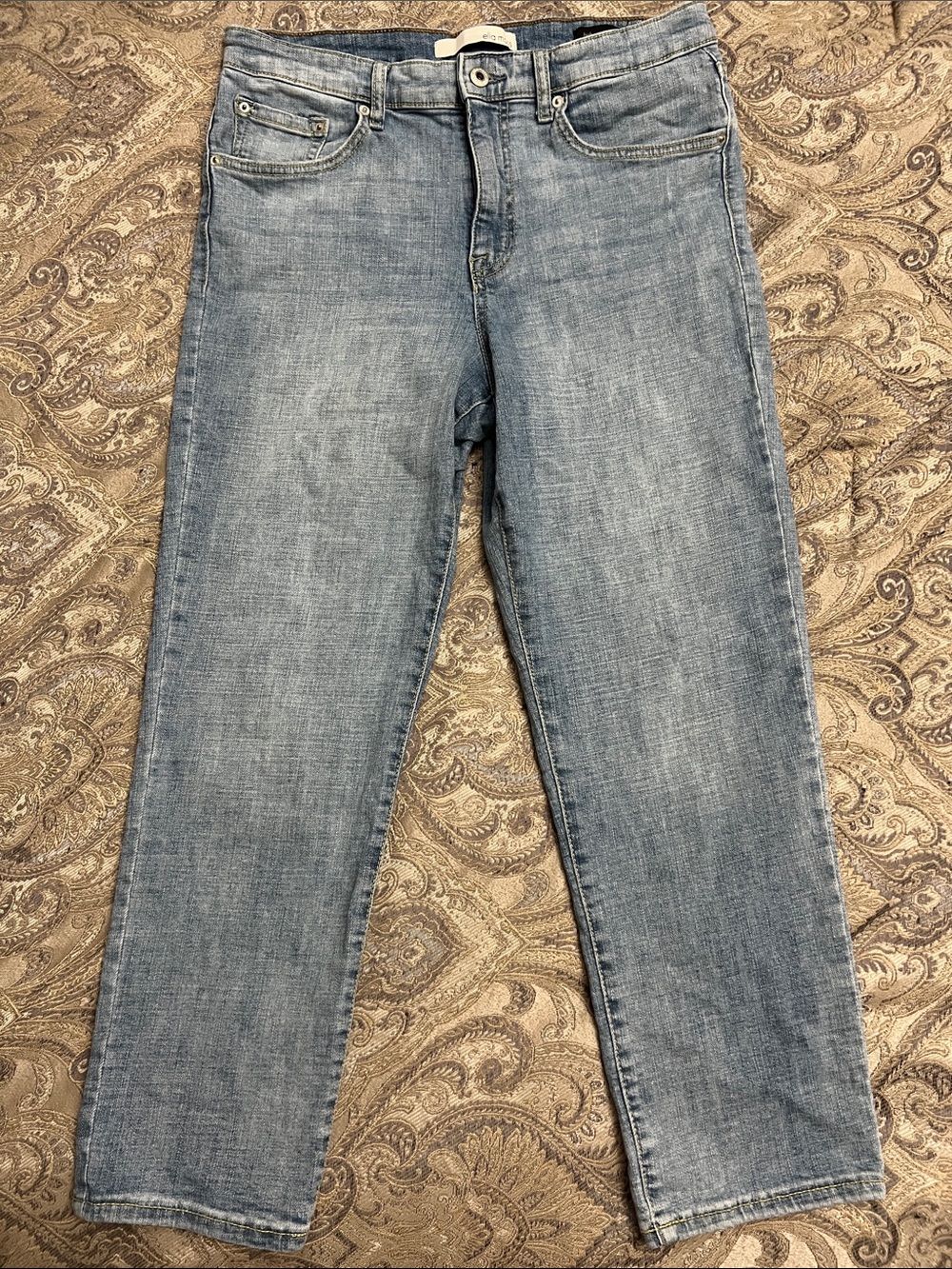 Ella Moss Light Blue High Waist Straight Leg Jeans, Excellent condition, Size 10